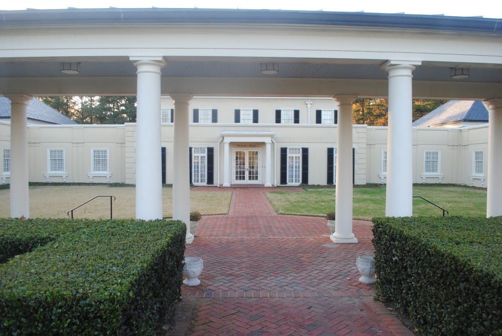 The Jepson Alumni Center, which is now a polling location.