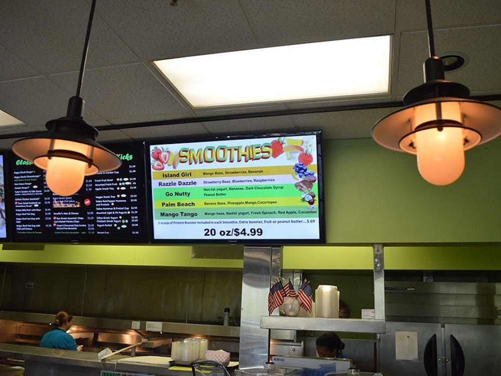 Dining Services has consolidated Freshens into a Smoothie Bar at Tyler's Grill.