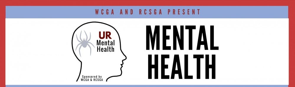 <p>WCGA and RCSGA create an informative flyer regarding mental health on campus. <em>Image courtesy of Rob Ryan</em></p>