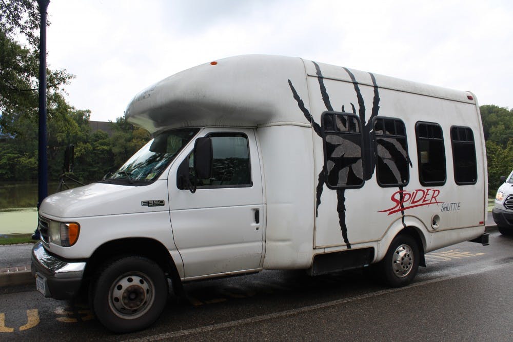 One of the&nbsp;shuttles managed by UR Transportation.&nbsp;