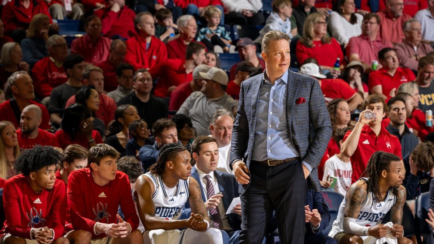 Head Coach Chris Mooney described the NIT as a "great opportunity" for another chance at postseason play after UR's loss in the Atlantic 10 Tournament quarterfinals. Courtesy of Richmond Athletics.