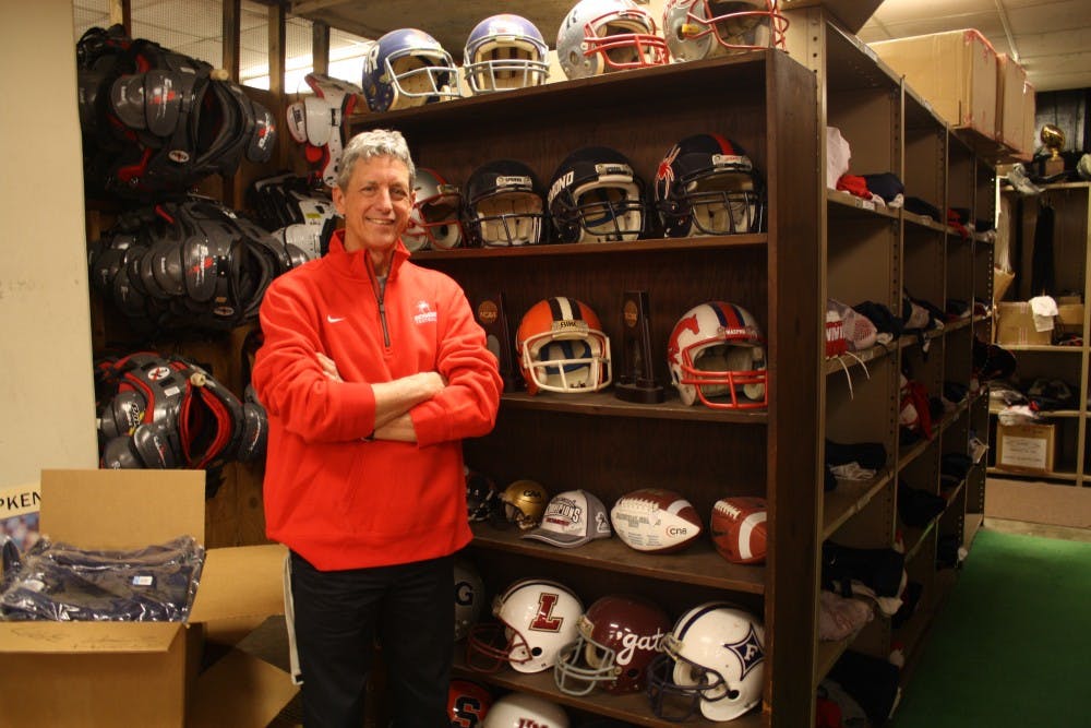 Richmond Spiders athletic equipment manager Ken Hart. Photo by Anna Cable.