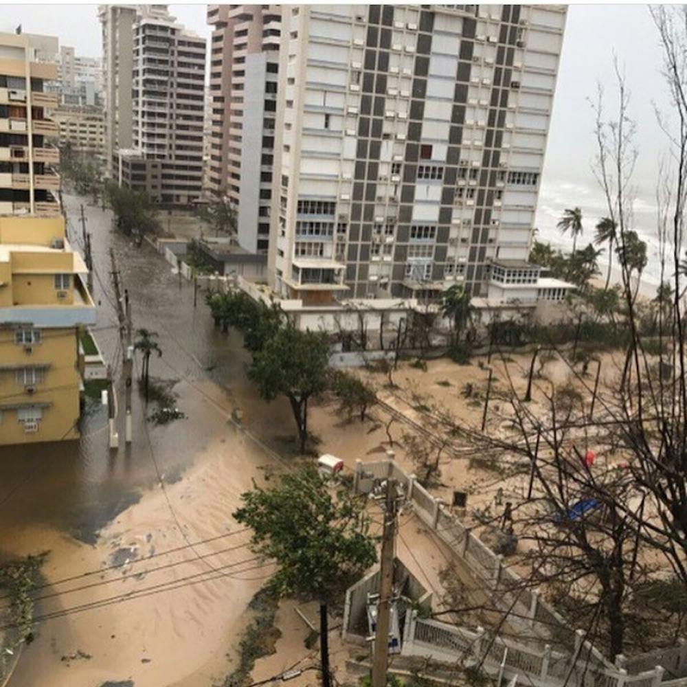 <p>An image of the aftermath of Hurricane Maria in Puerto Rico.&nbsp;<em>Photo courtesy of Sophia Shapiro.</em></p>