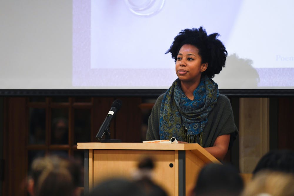 Poet Chet’la Sebree, '10, gives a talk on Tuesday, November 19, as part of this year’s WILL*/WGSS speaker series.