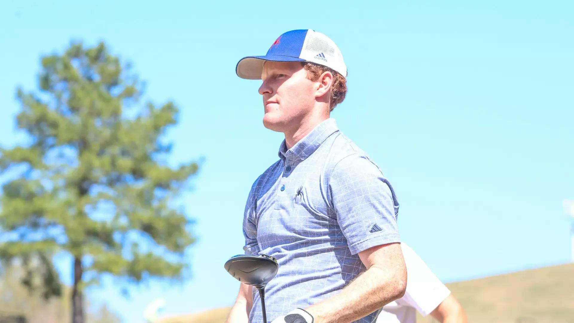 Senior Cole Ekert at the tournament. Courtesy of Richmond Athletics