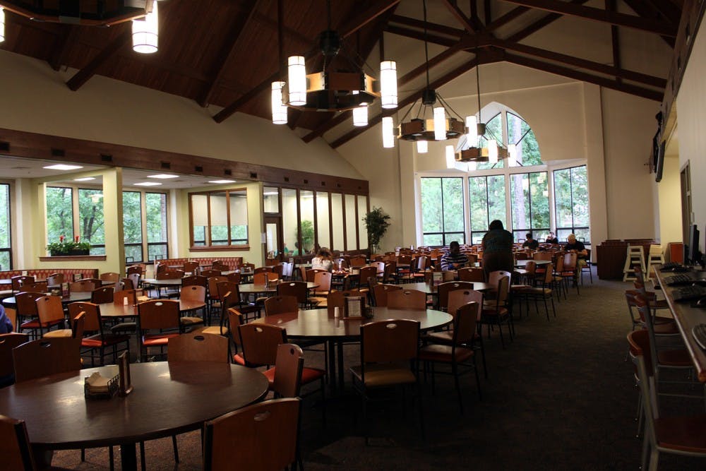 The Heilman Dining Center has a new configuration.