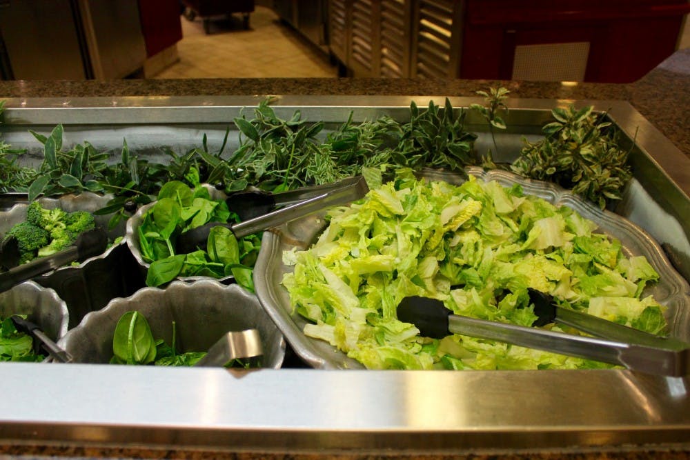 The dining hall has the leafy greens you need to fight sickness.&nbsp;