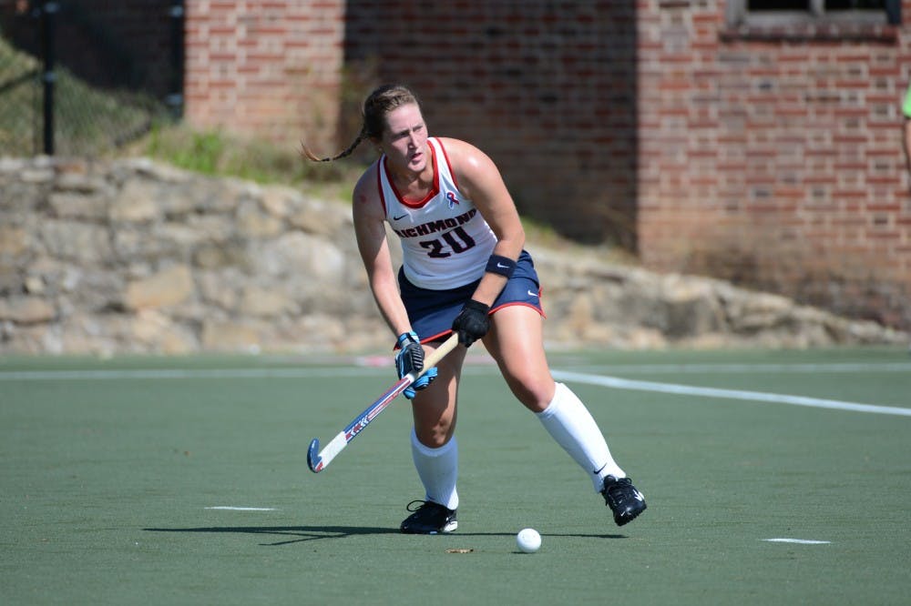 Senior defender Allison Haas will lead the Spiders against Massachusetts in&nbsp;the A-10 championship game on Saturday. Photo courtesy of Richmond Athletics.&nbsp;