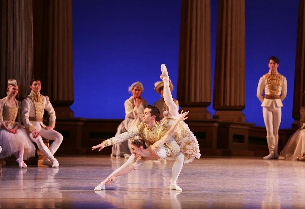 <p>Cody Beaton and Marty Davis as Princess Aurora and Prince Florimund in <em>The Sleeping Beauty </em>by Petipa/Burn.  Richmond Ballet 2018. All rights reserved. Photo by Sarah Ferguson.</p>