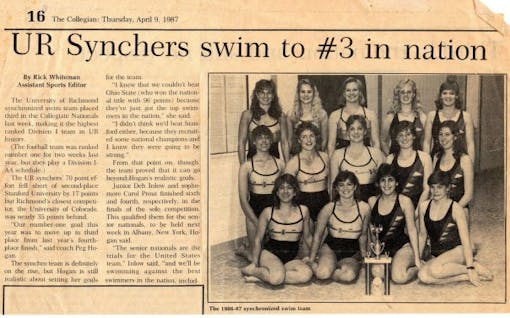 Collegian article 1987 synchronized swimming.jpg