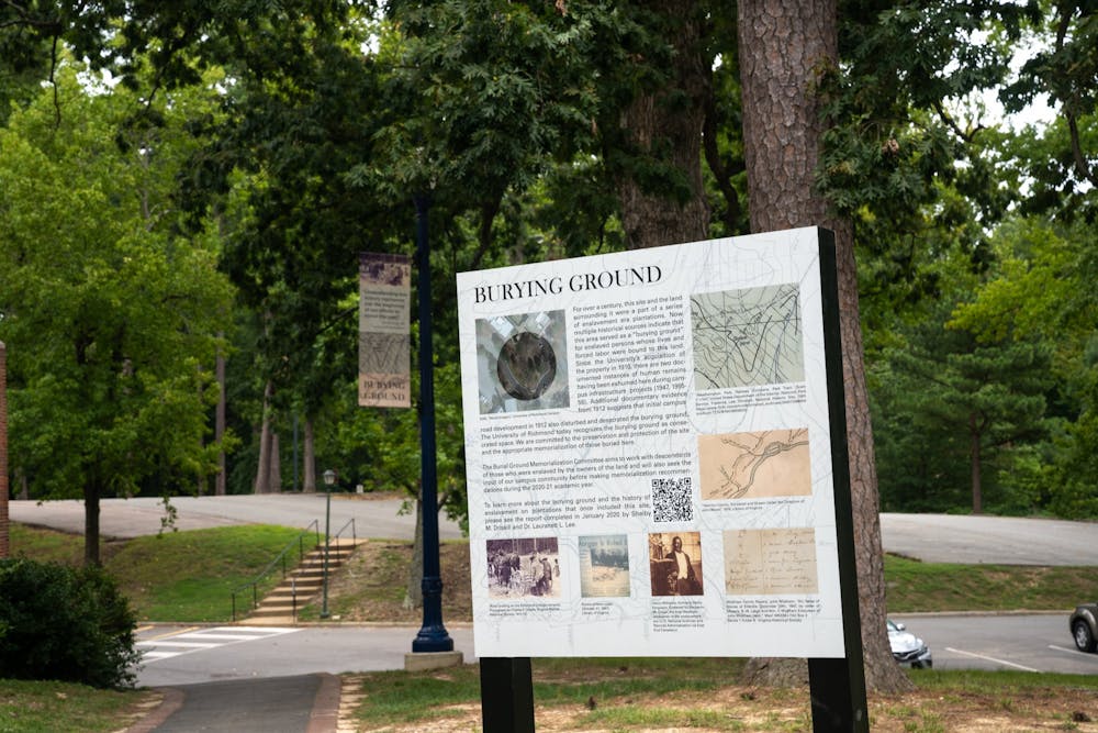 Sign marking the location of the Westhampton burial ground