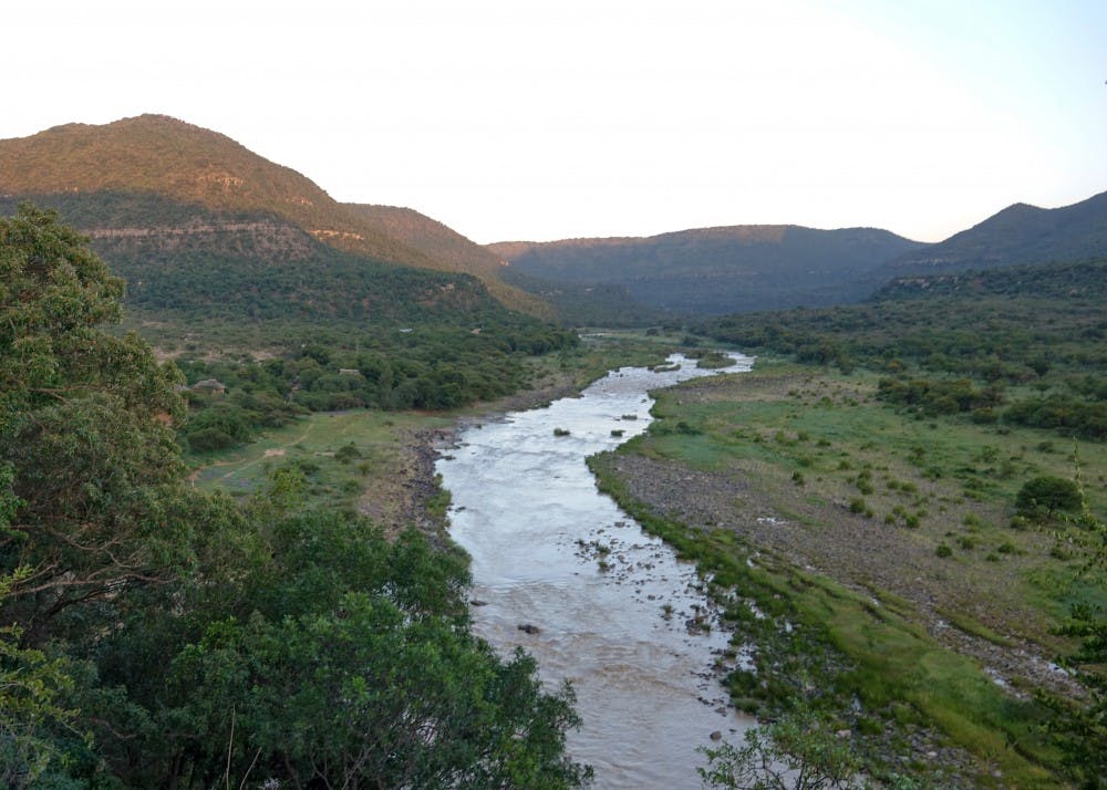 <p>Vonesh and his class visited the Zingela Game Reserve, seen here, during "South African Summits to Sea." <em>Photo courtesy of James Vonesh.&nbsp;</em></p>