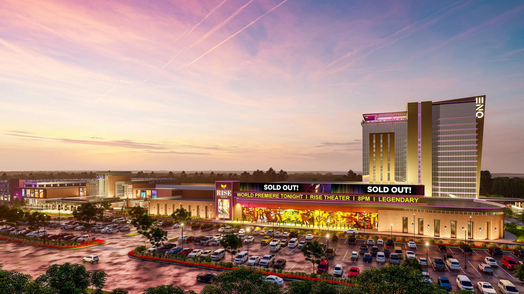 Project rendering courtesy of ONE Casino + Resort.