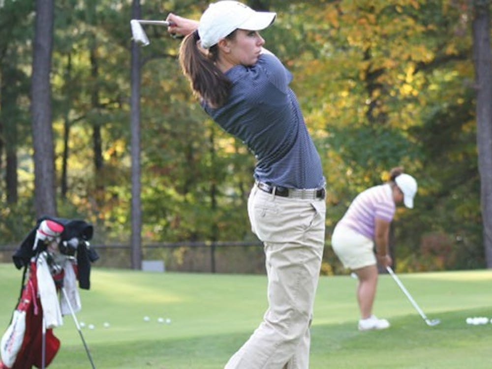 Freshman Caroline Lovette recently won the Spider Invitational, her first collegiate tournament.