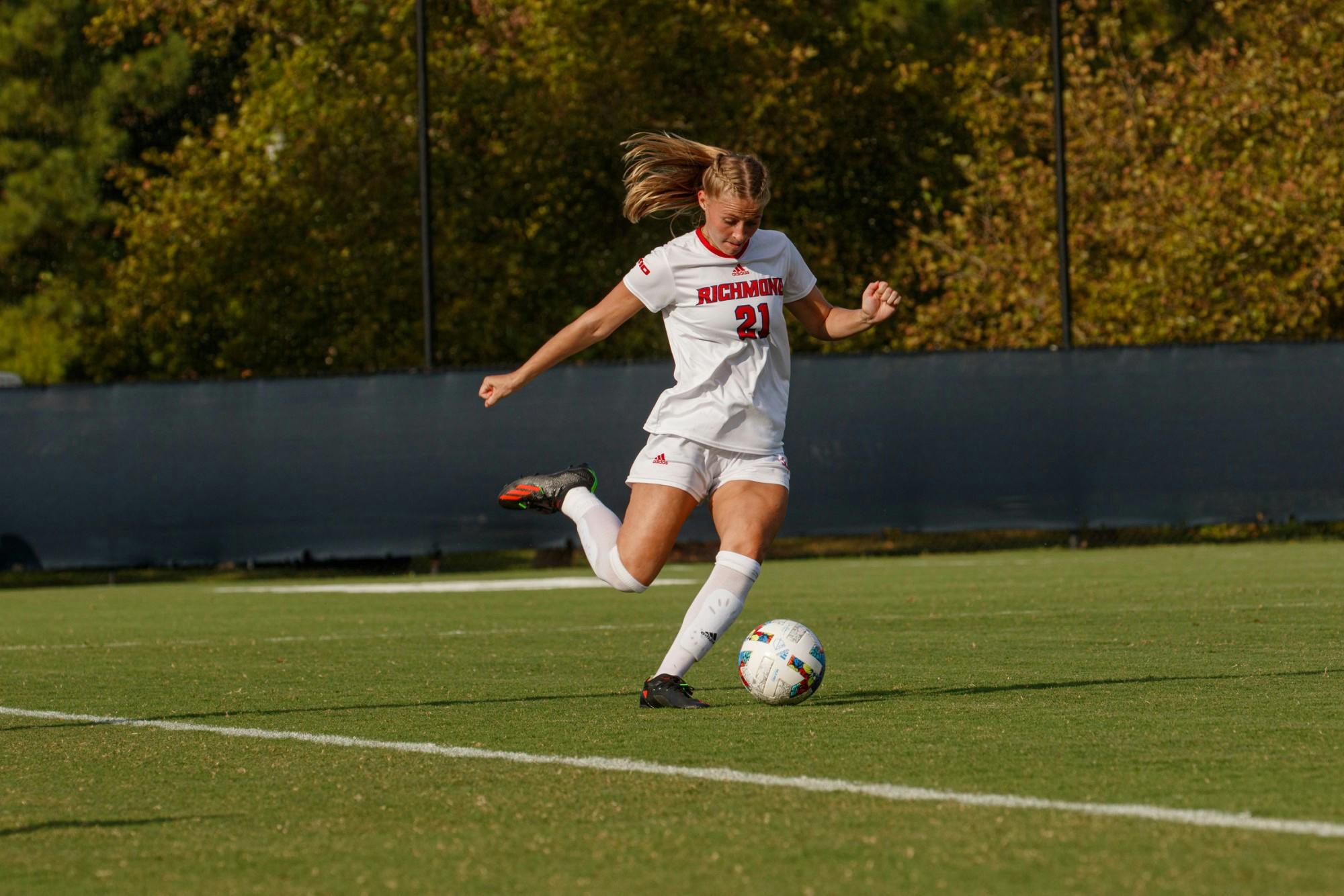 Senior defender Catie Groves at the Sept. 8 game against Old Dominion University.