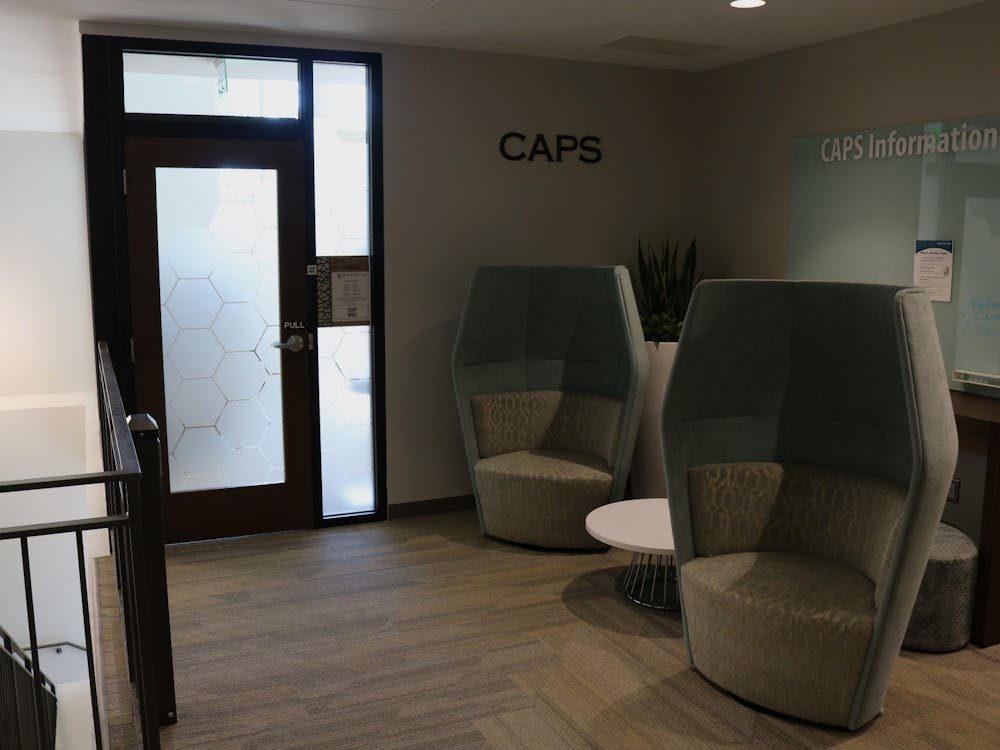 The entrance to Counseling and Psychological Services in the Well-Being Center.