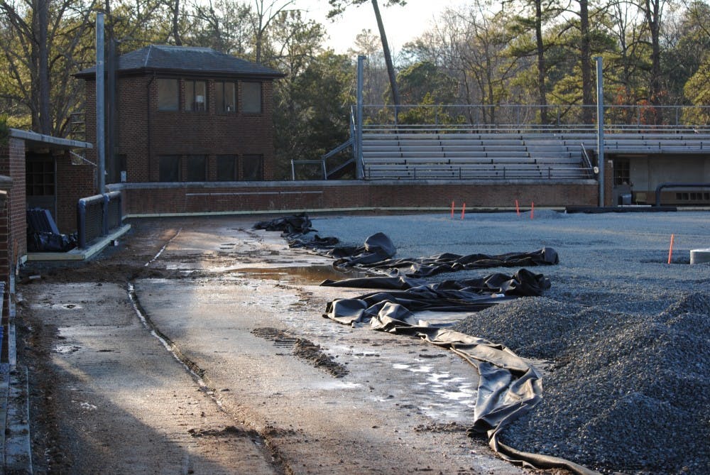 The delays to Pitt Field's renovation have caused the rescheduling of the first four games of the baseball season. 