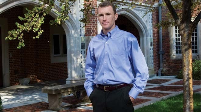 Trey McDonald, the University's Sustainability Coordinator, has been working to implement the Climate Action Plan on campus.