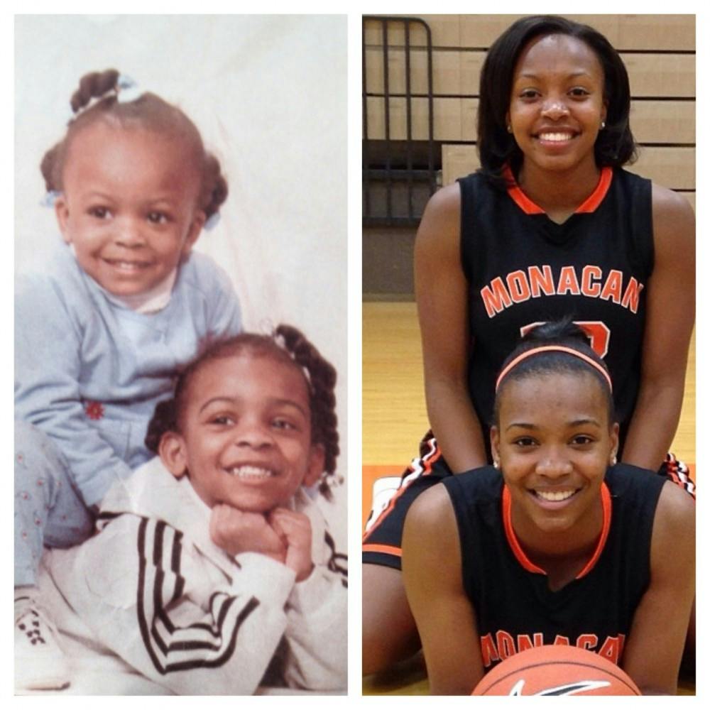 Sisters&nbsp;Micaela and Alex Parson&nbsp;played basketball together in high school, and will continue to do so when Alex rejoins her sister in a Richmond uniform. Photos courtesy of Micaela and Alex Parson.&nbsp;