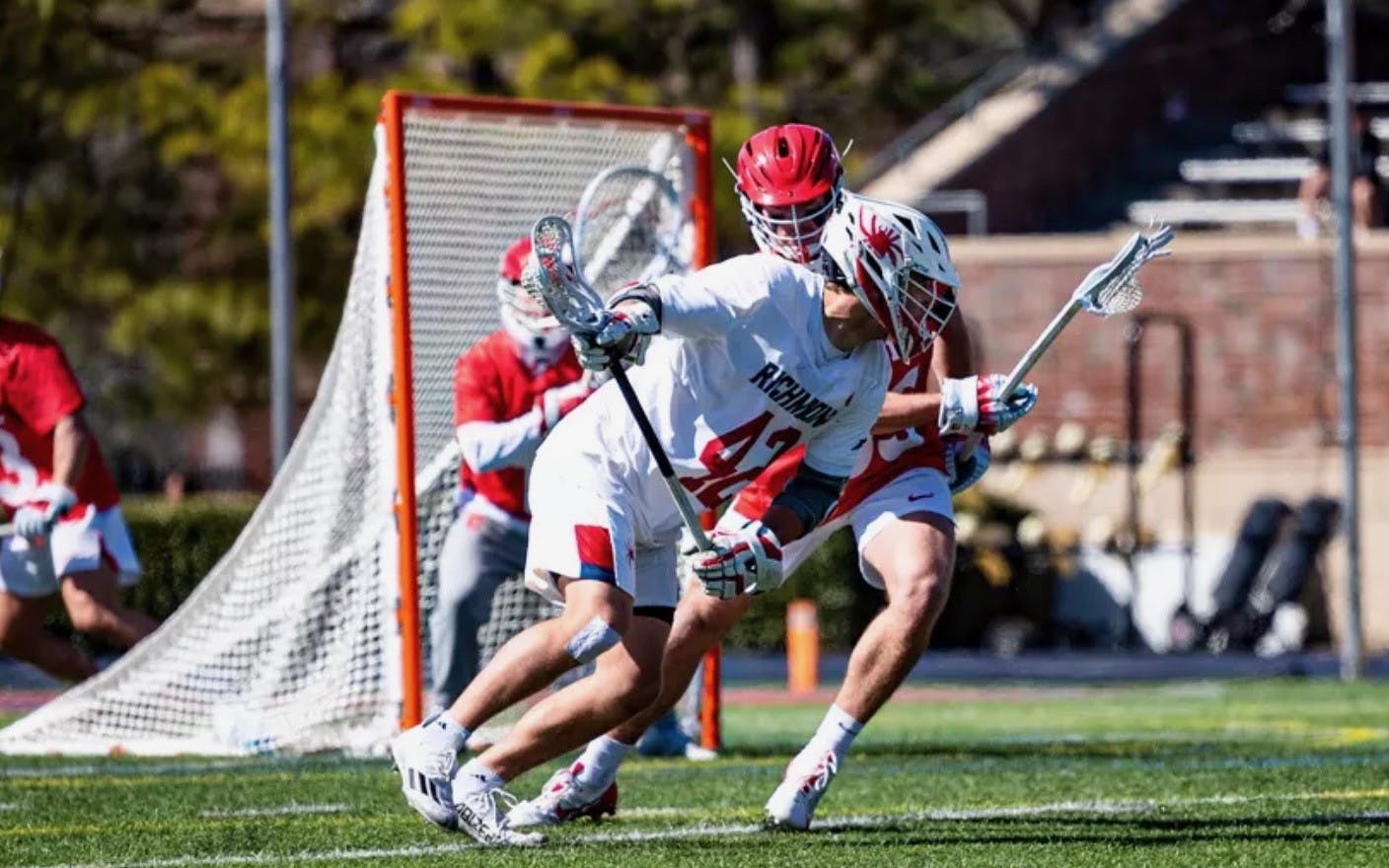 Senior attacker Max Merklinger. Courtesy of Richmond Athletics