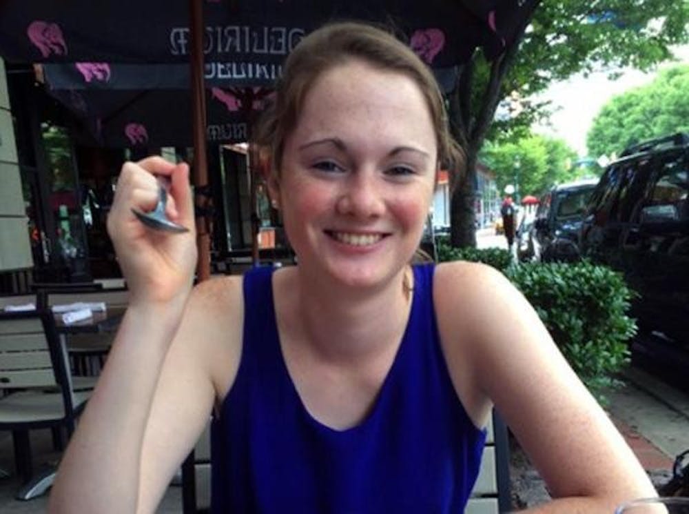 <p>UVa. student Hannah Graham has been missing for five weeks.  Photo courtesy of Charlottesville, Virginia police department.</p>