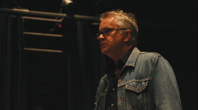 Actor Tim Robbins visits the Cousins Studio for a student workshop.