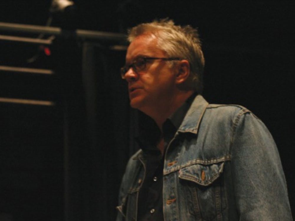 Actor Tim Robbins visits the Cousins Studio for a student workshop.