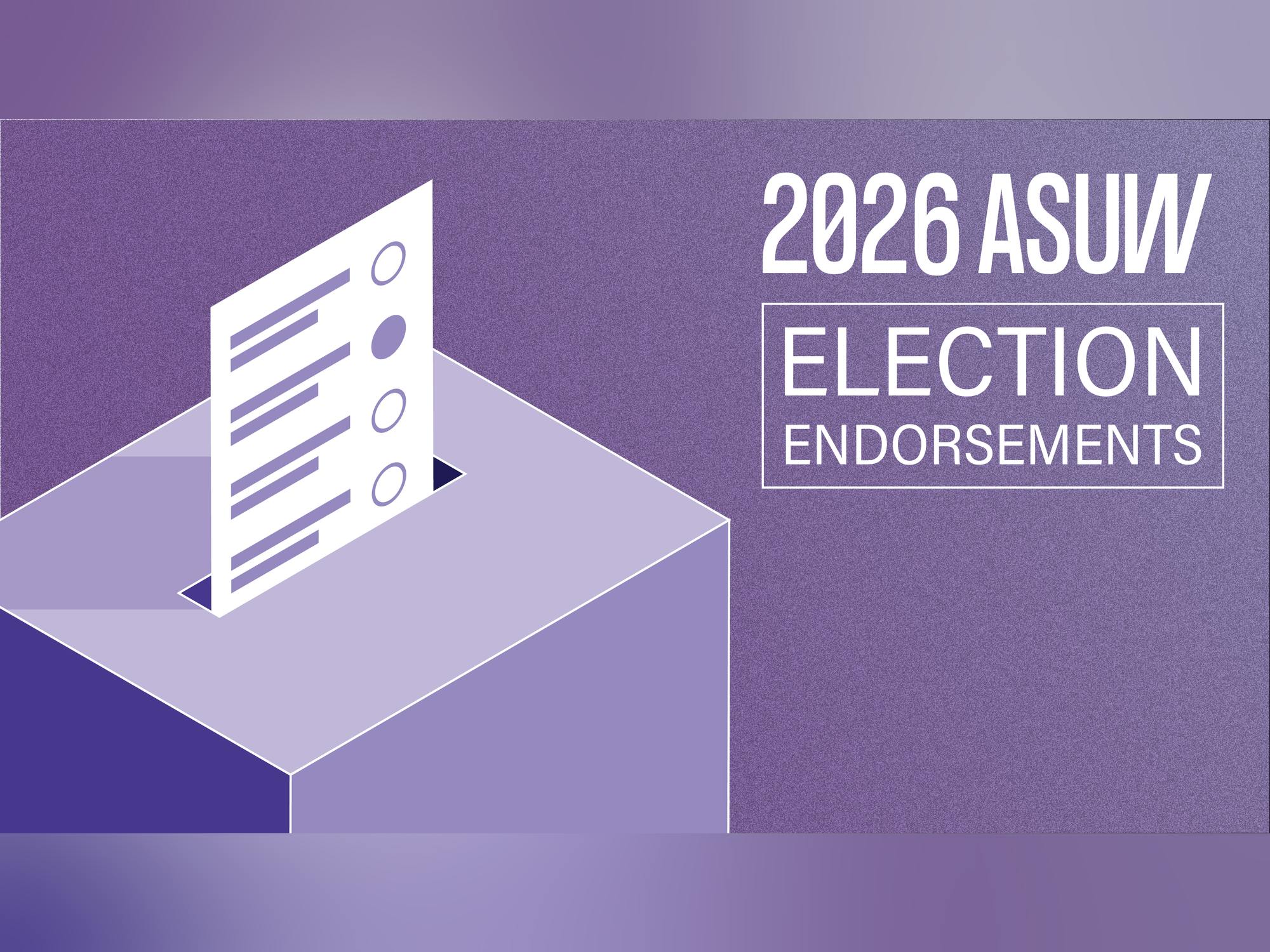 Asuw Color 2026 ASUW election endorsements - The Daily