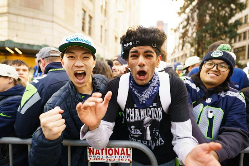 Photo essay: Students show up to Super Bowl LX Victory Parade despite ...