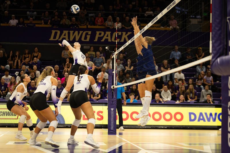 Photos | Aug. 28, 2026: Washington Volleyball wins 3-1 against UC Irvine