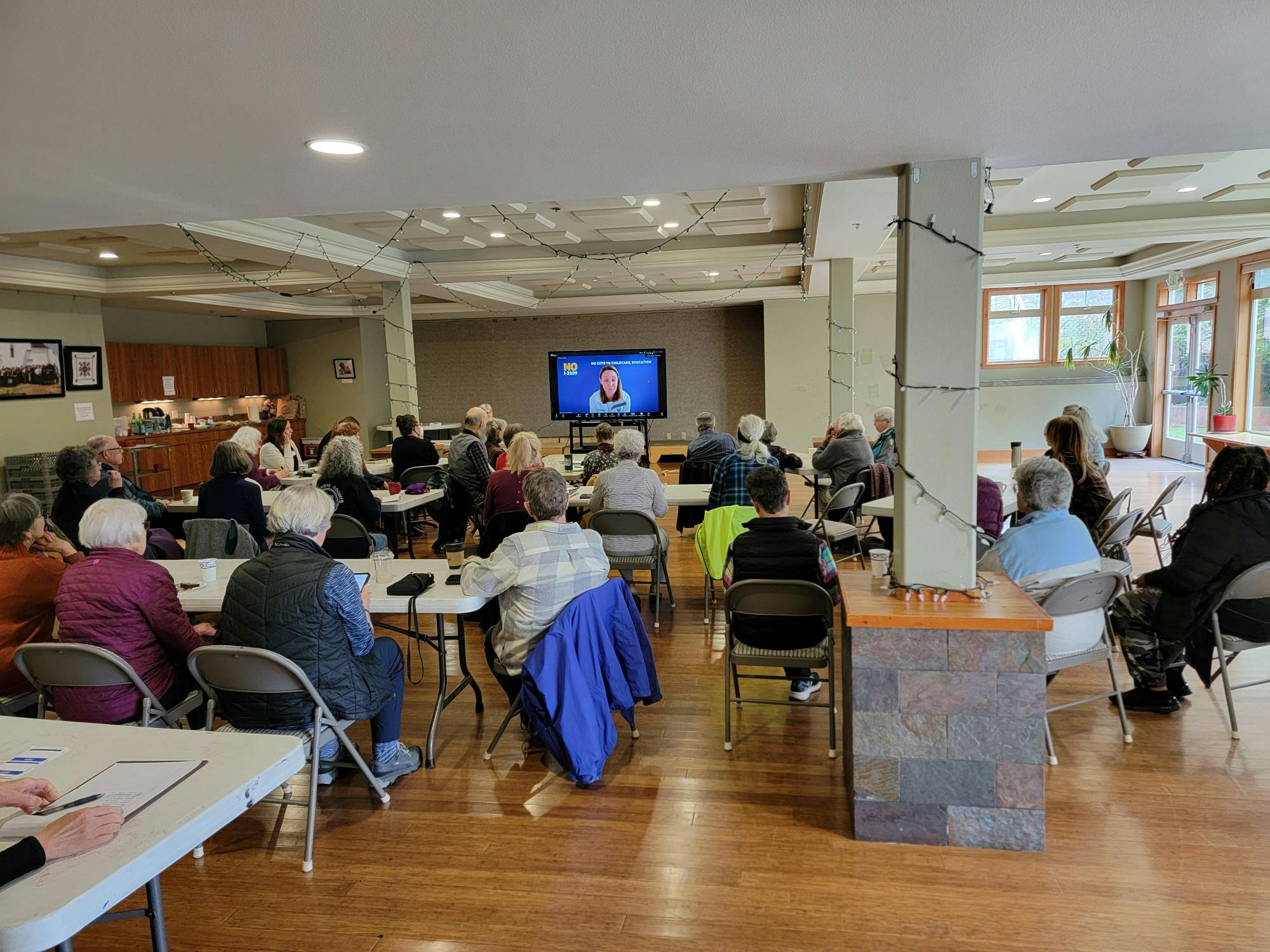 League of Women Voters gathering