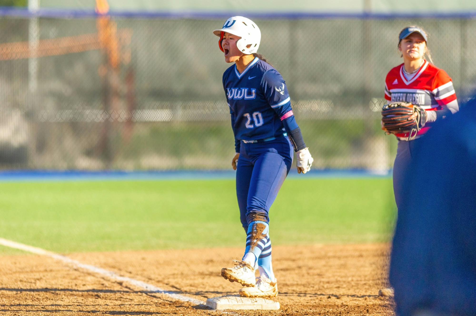 WWU softball sweeps WOU in home opener The Front