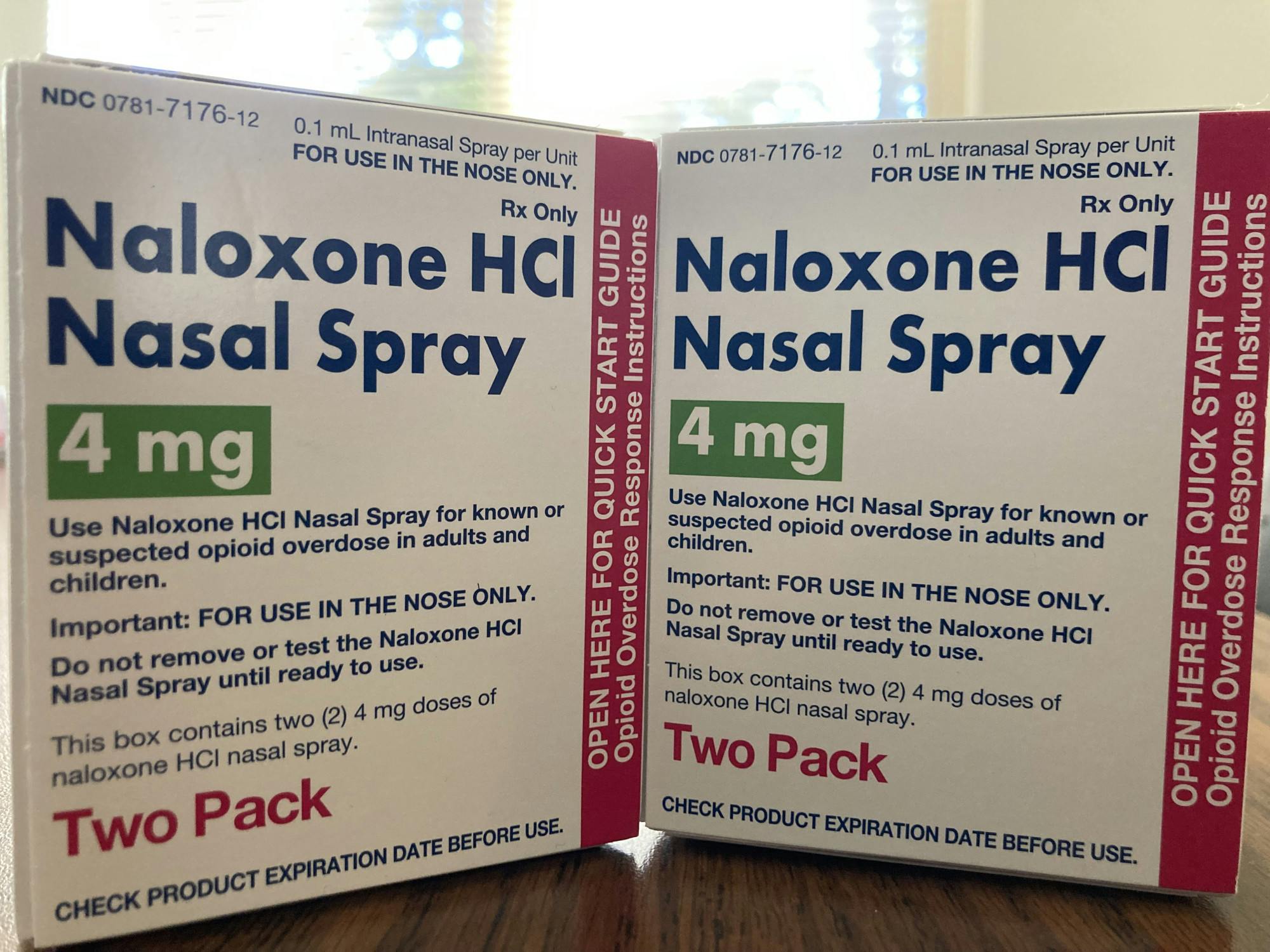 Narcan boxes