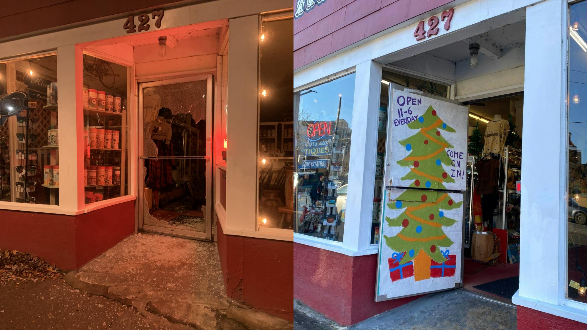 Burglary at Bellingham antique shop