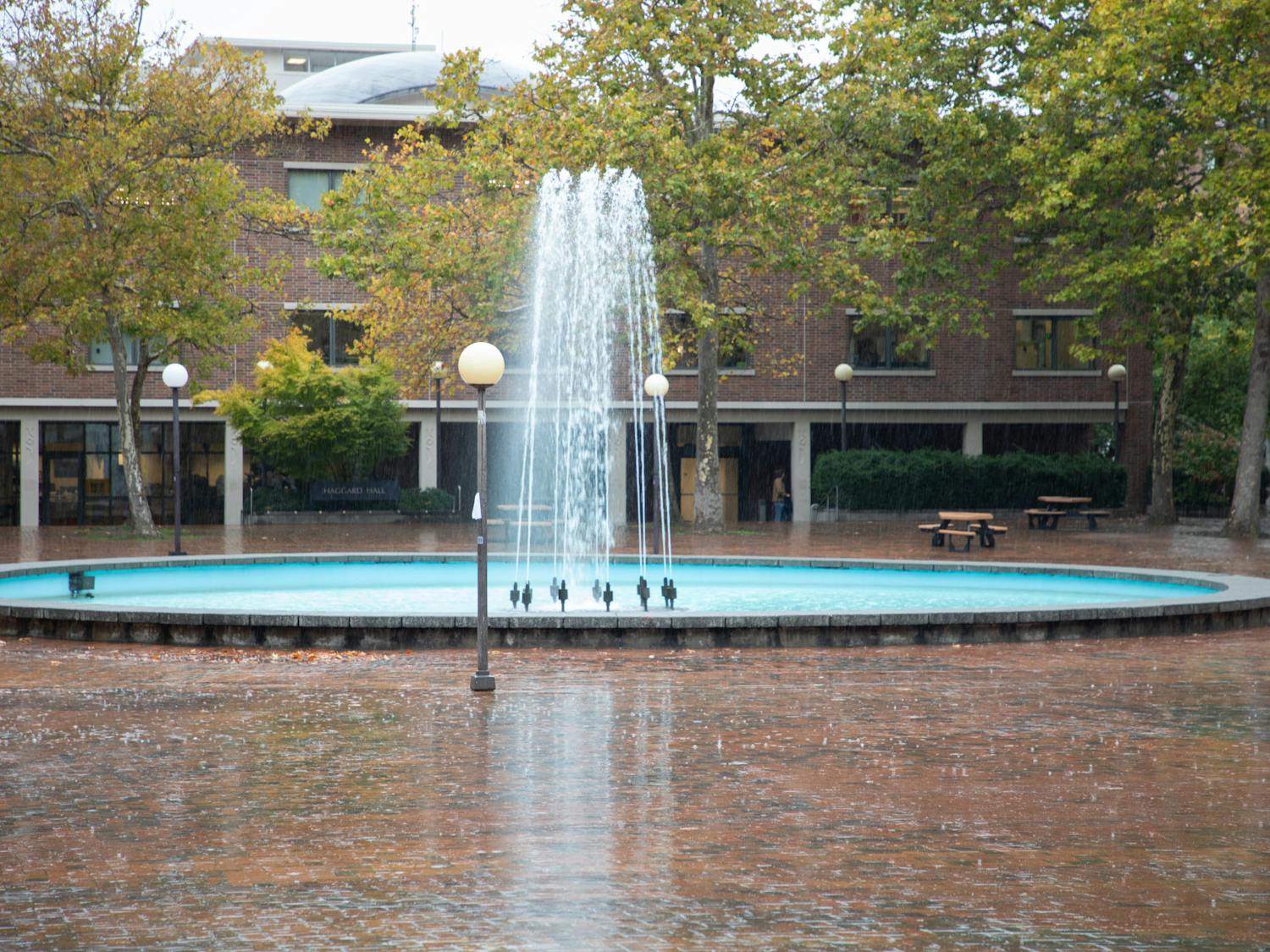 Red Square Fountain