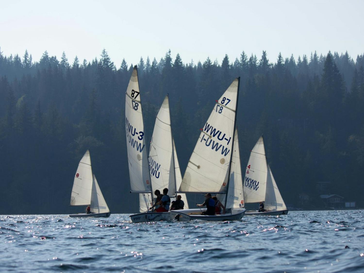 WWU’s student-run sailing team races against Stanford Gallery