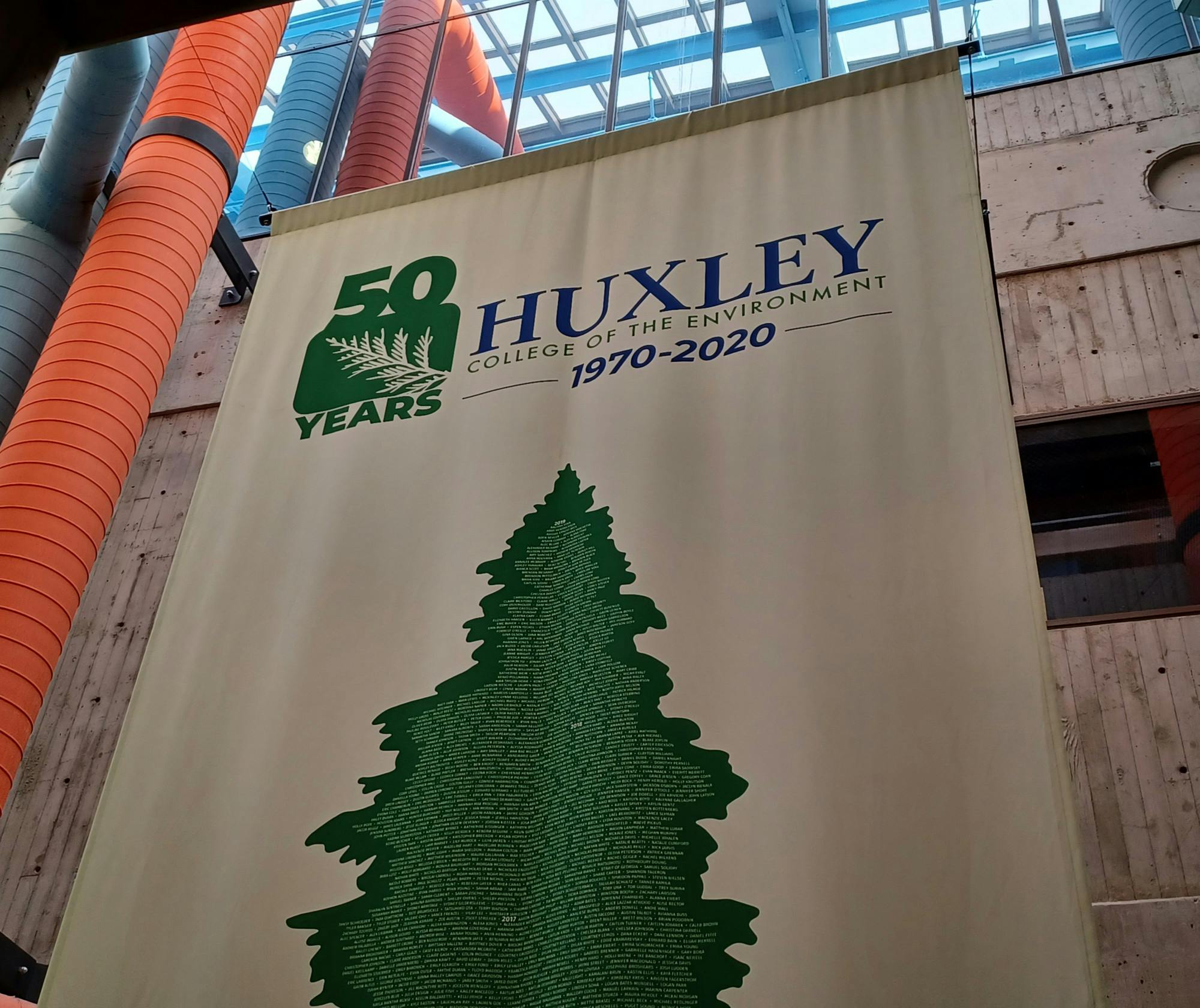 (1) ‘College of the Environment’ remains official name, one year after ‘Huxley’ removal