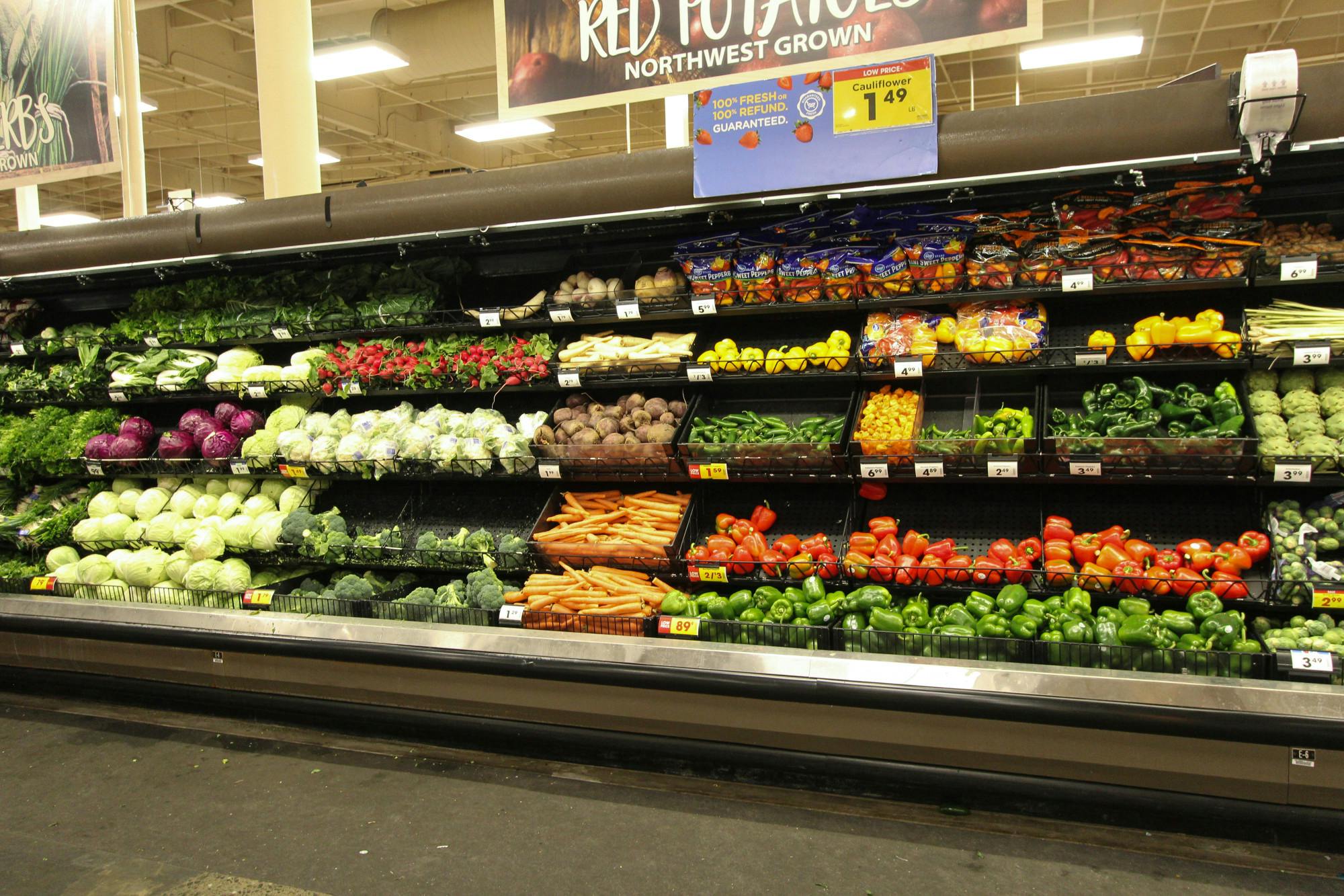 Produce Section at Fred Meyer