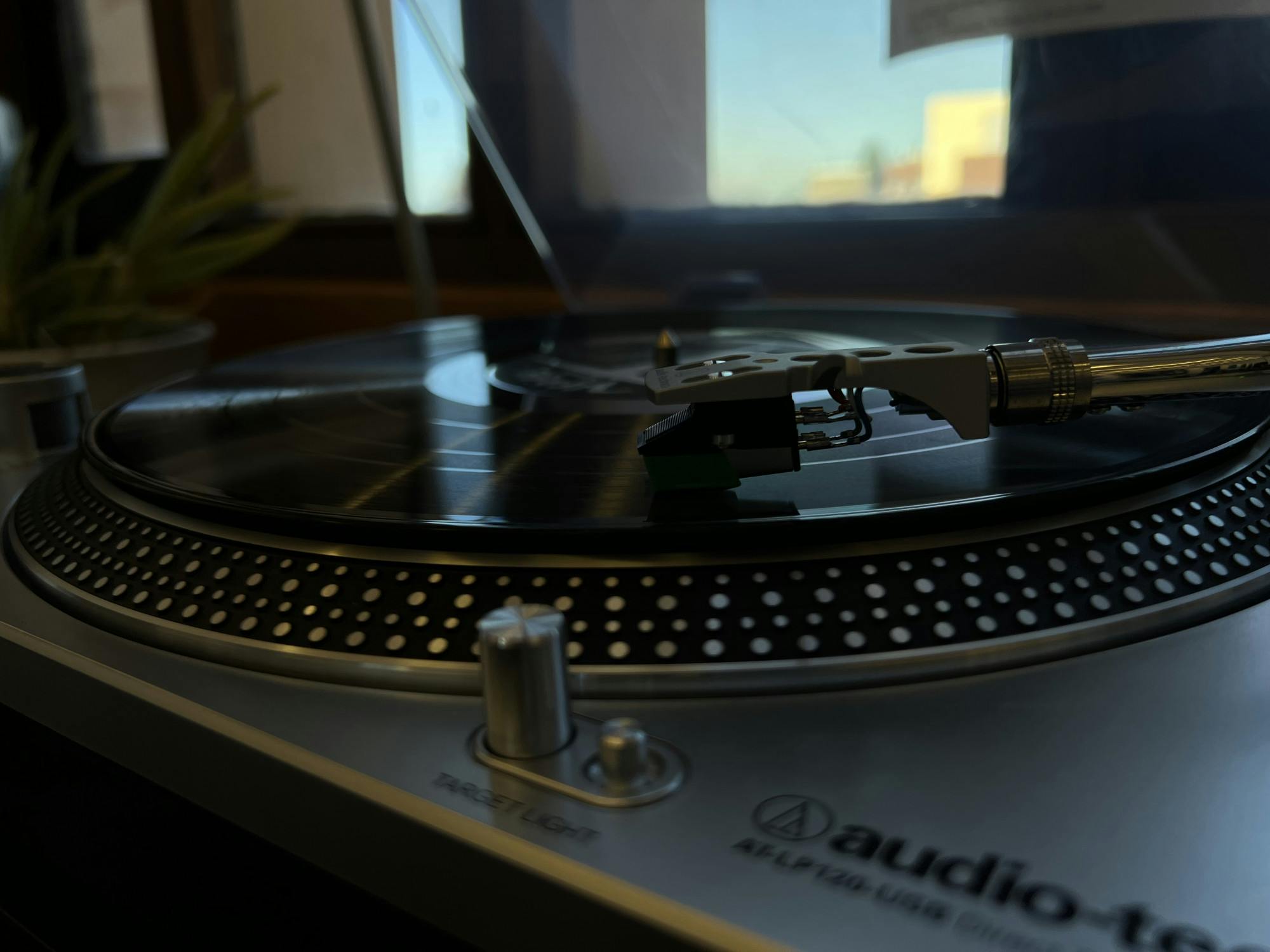 Turntable close up