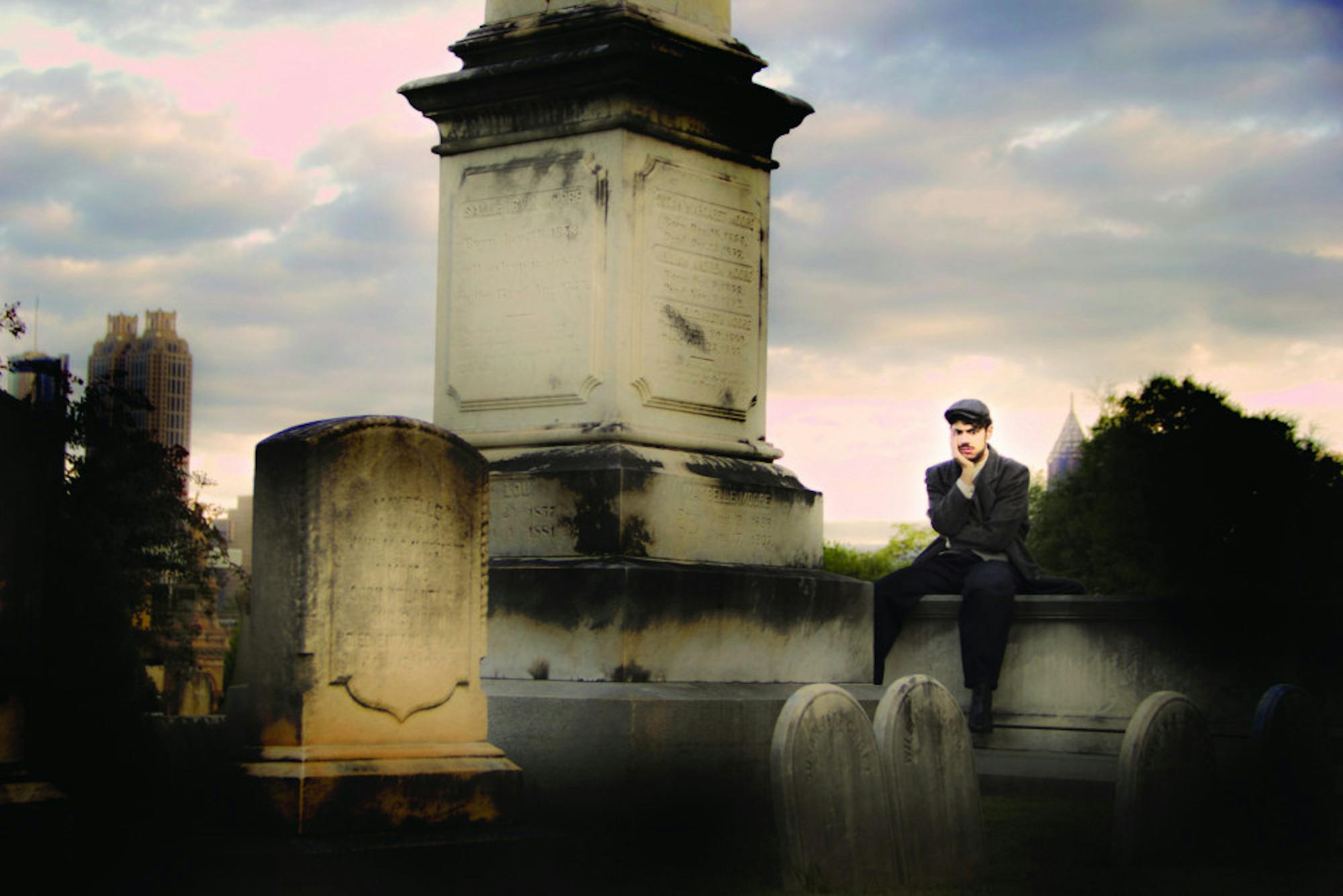 Jake Krakovsky (C'14) in costume as Yankl, the protagonist of his work Yankl on the Moon. The play explores the consequences of the Holocaust on the Jewish psyche through humor. | Courtesy of Egan Marie