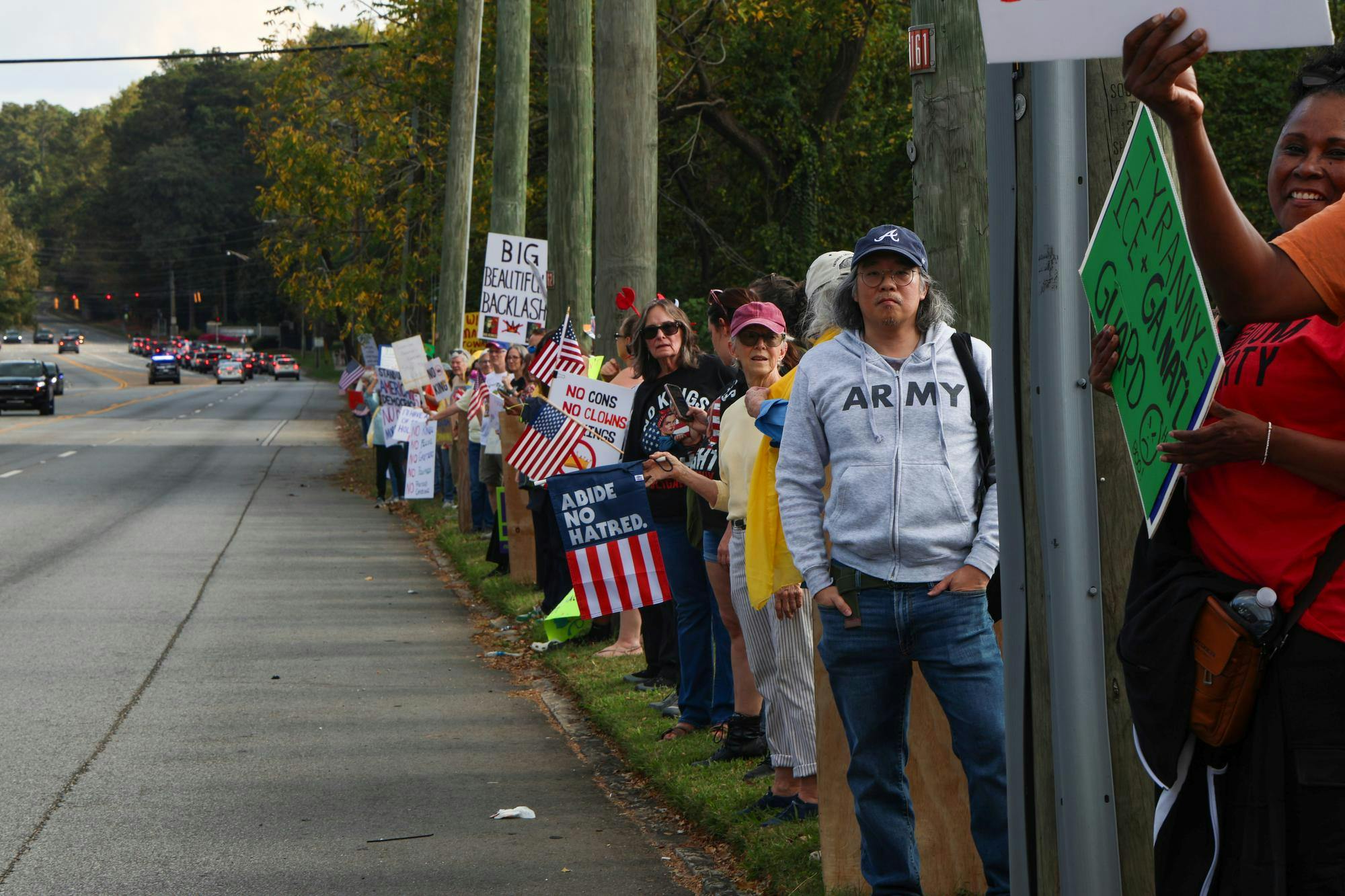 Atlantans, Emory community take to streets for 'No Kings' protests ...