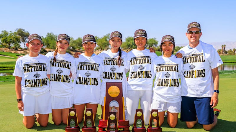 Twice is nice: women’s golf repeats as national champions