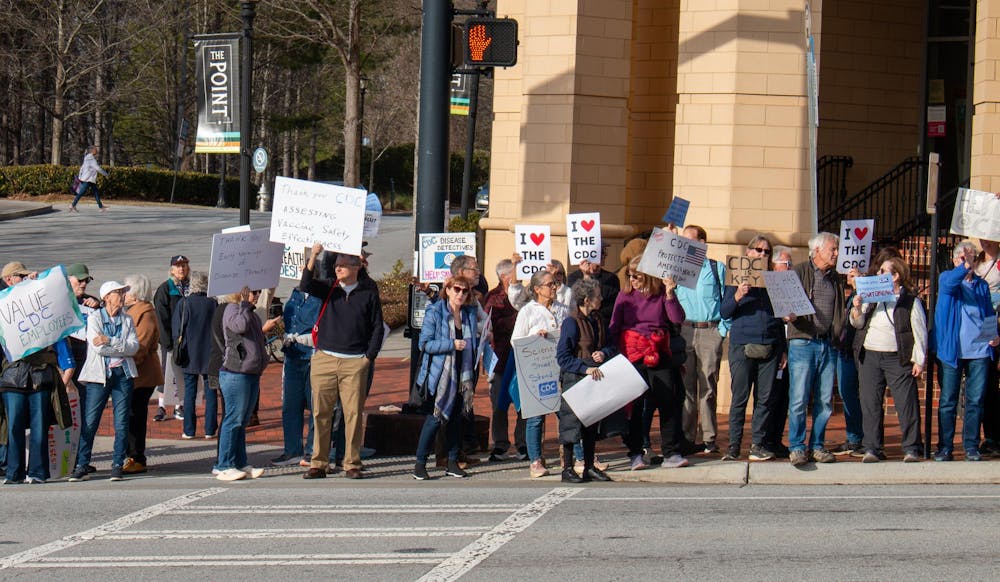 Protest Outside CDC 2/19