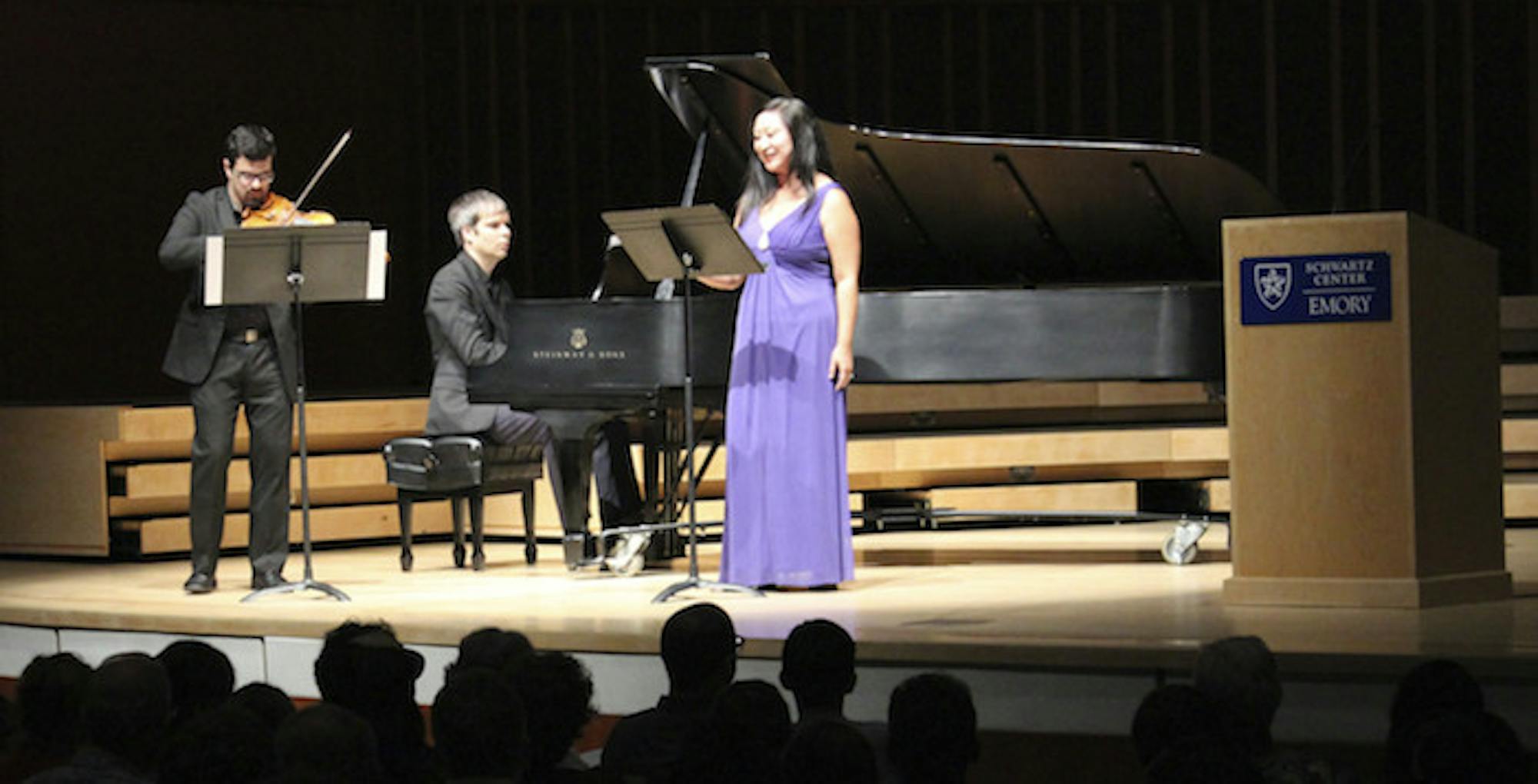 The Vega String Quartet, with Tim Whitehead and Wanda Yang Temko. Photo by Julia Munslow, Contributing Photographer.