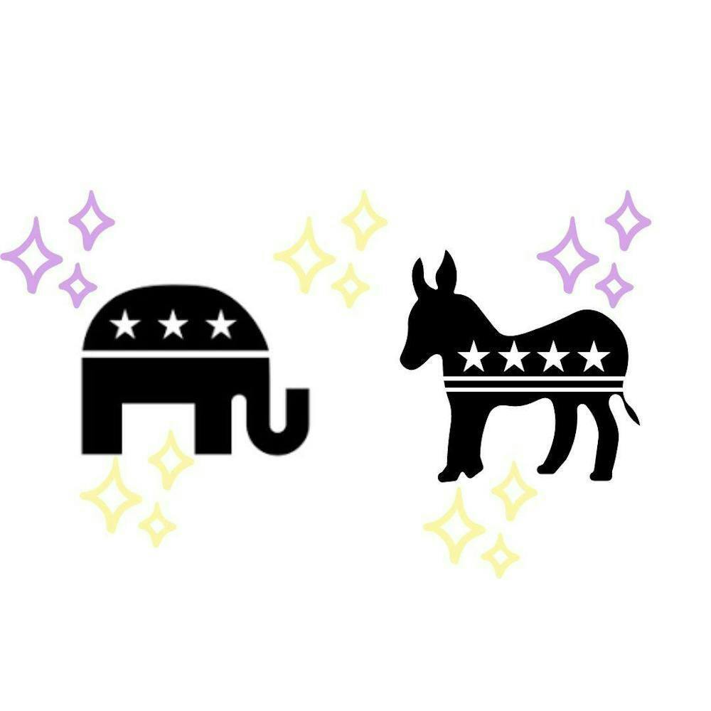 Sparkly Elephant and Donkey