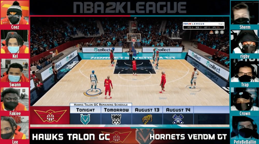 Photo-2-Game-1-Hawks-Talon-Gaming-and-Hornets-Venom-GT-NBA-2K-League
