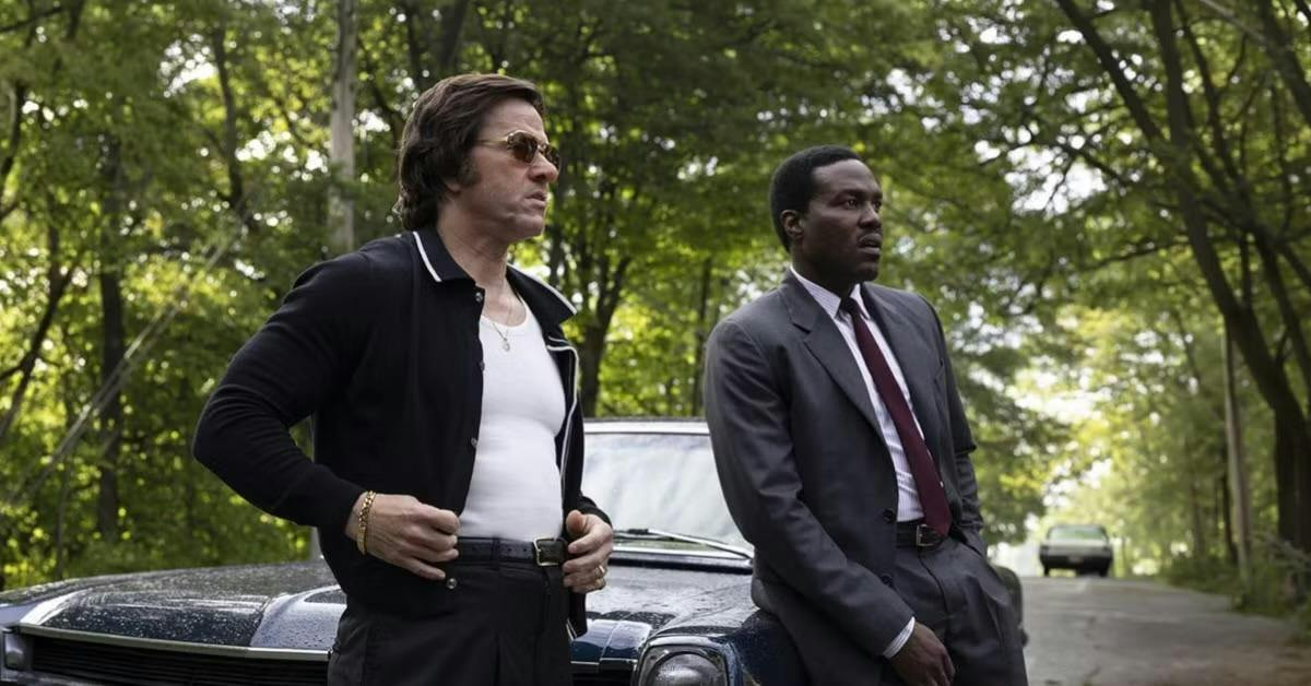 Mark Wahlberg and Yahya Abdul-Mateen II in "By Any Means," courtesy of Paramount Pictures