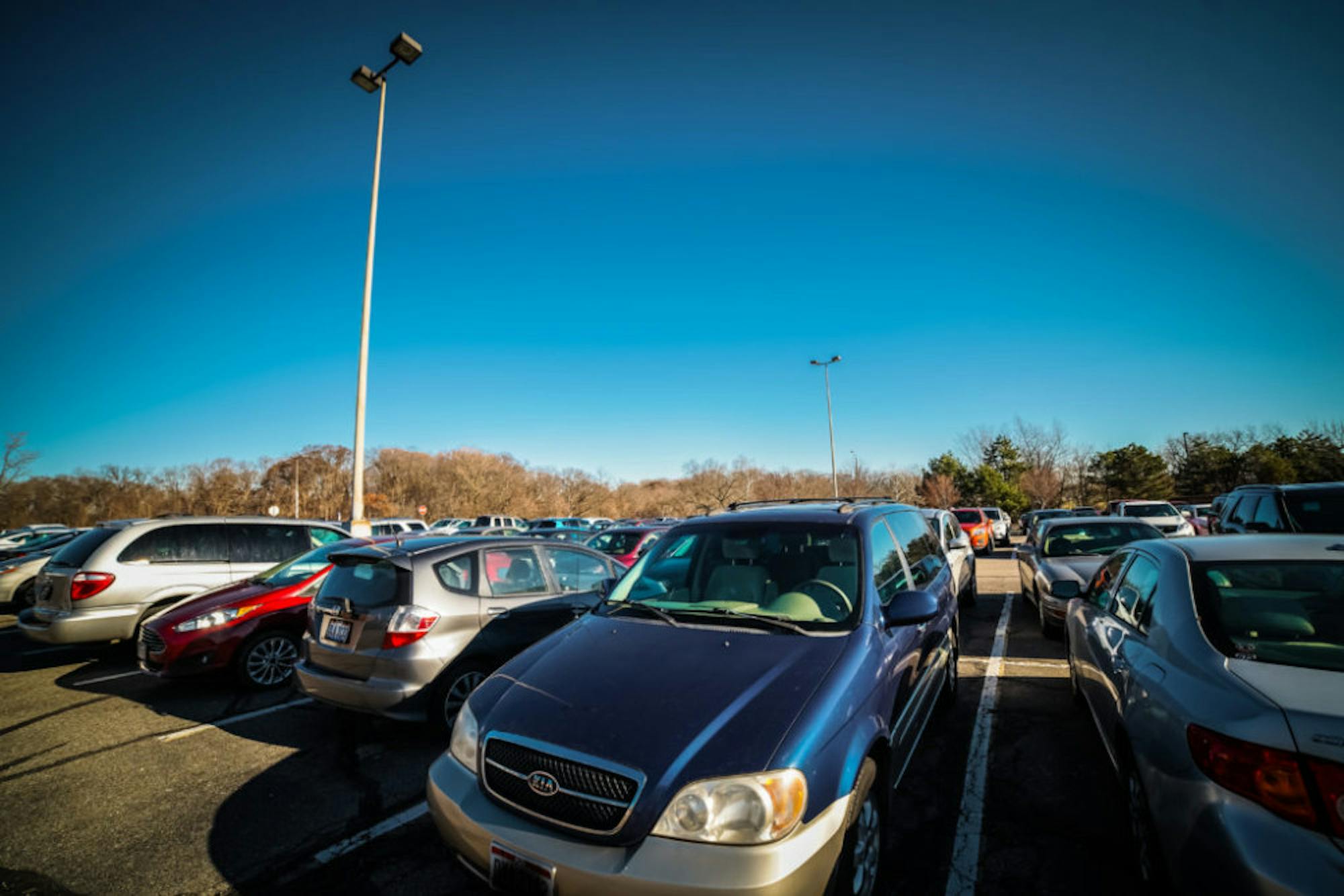 WSU Parking | Photo by Soham Parikh | The Wright State Guardian