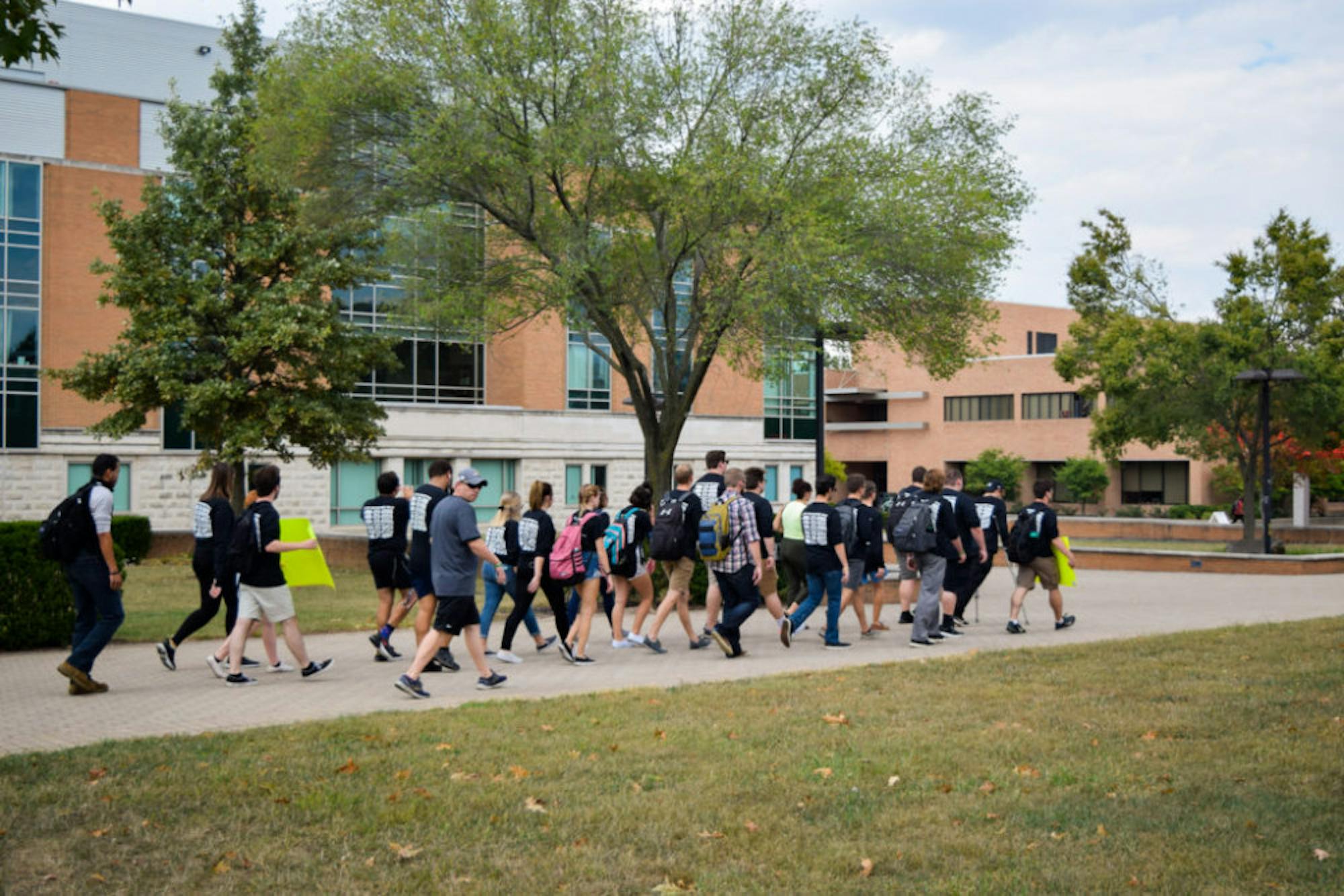 Sigma Phi Epsilon Out of the Darkness Walk | Photo by Jessica Fugett | The Wright State Guardian