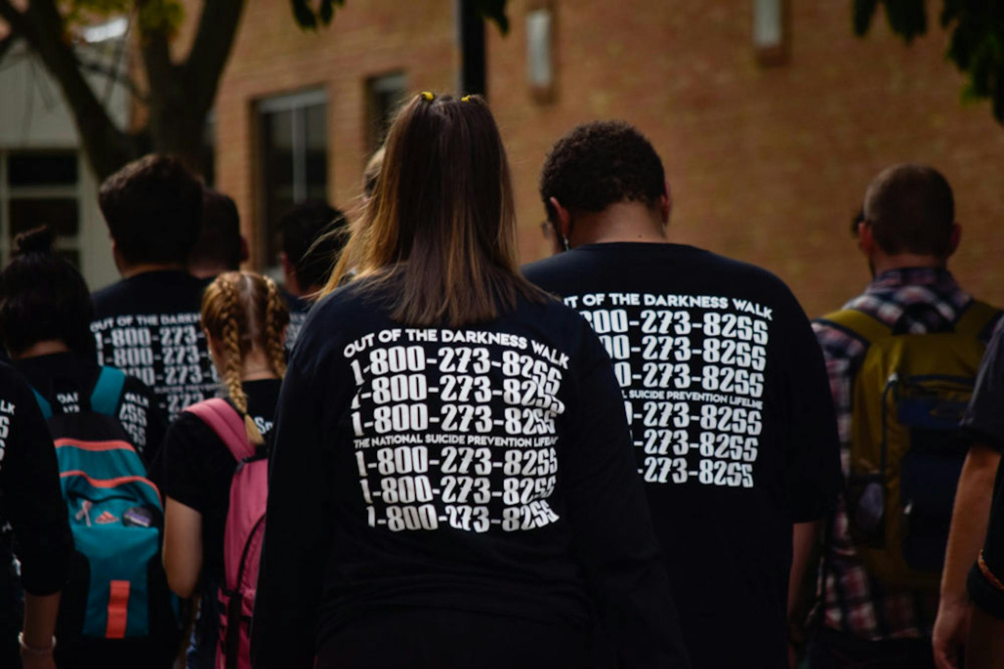 Sigma Phi Epsilon Out of the Darkness Walk | Photo by Jessica Fugett | The Wright State Guardian